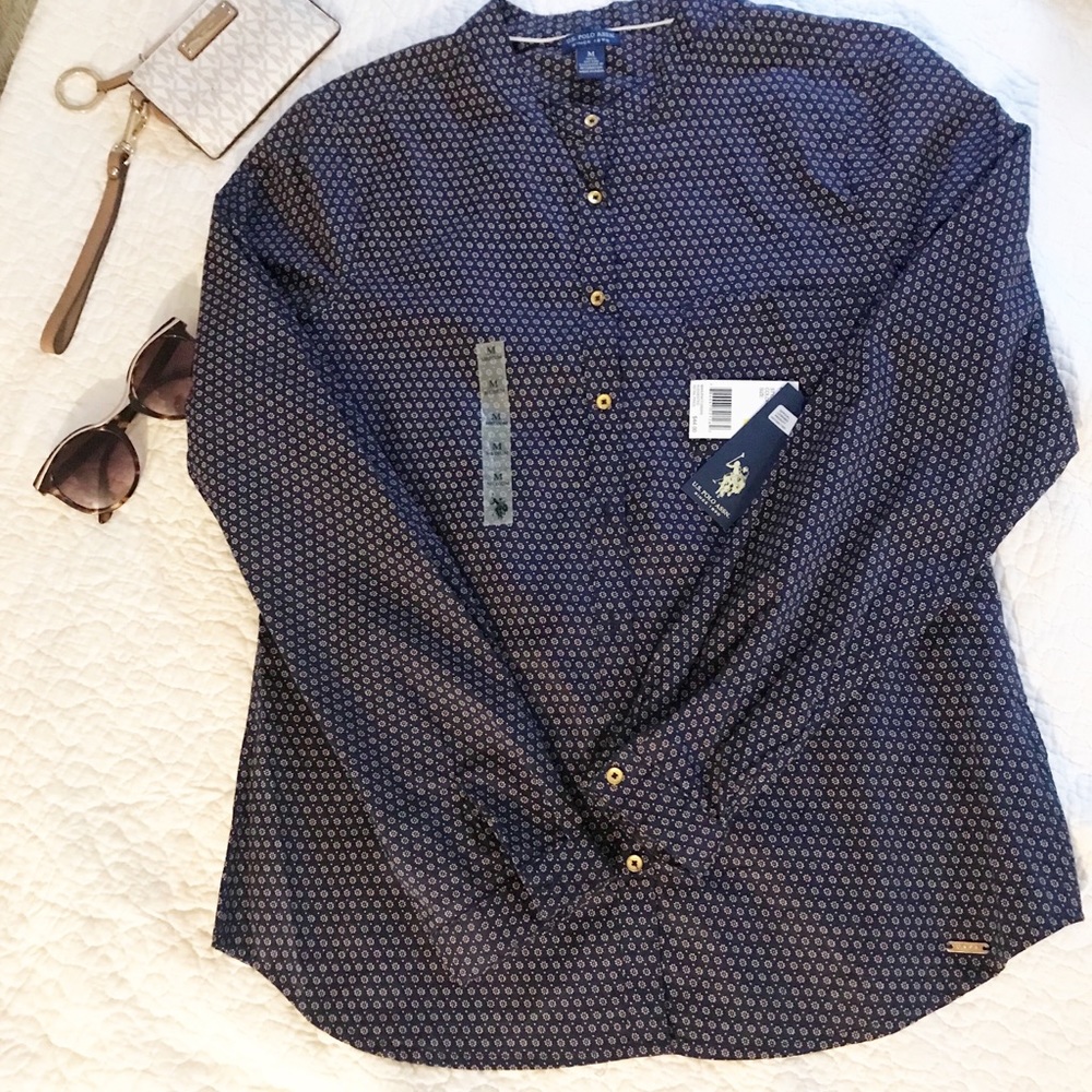 U.S. Polo Assn Floral Navy Blue.